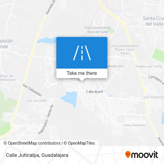 Mapa de Calle Juticalpa