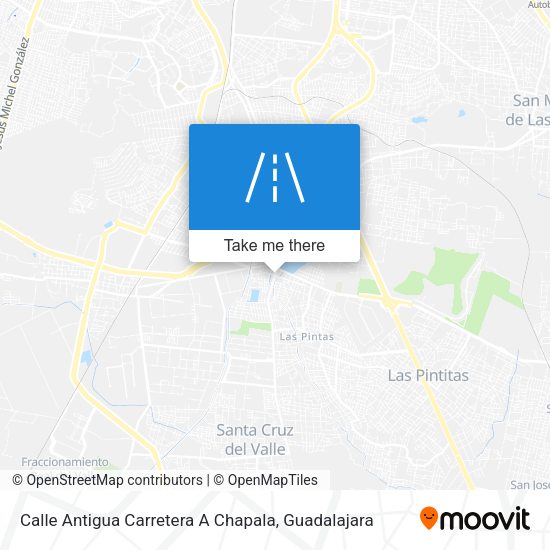 Calle Antigua Carretera A Chapala map