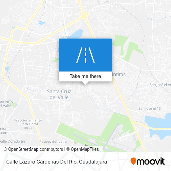 Calle Lázaro Cárdenas Del Río map