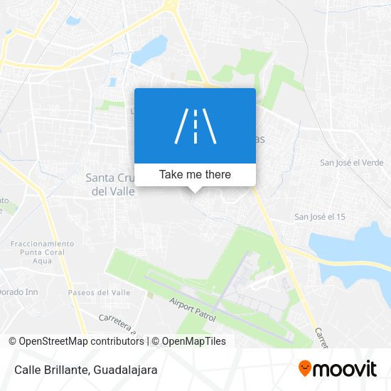 Mapa de Calle Brillante