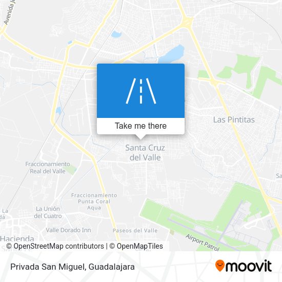 Privada San Miguel map
