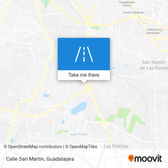 Calle San Martín map