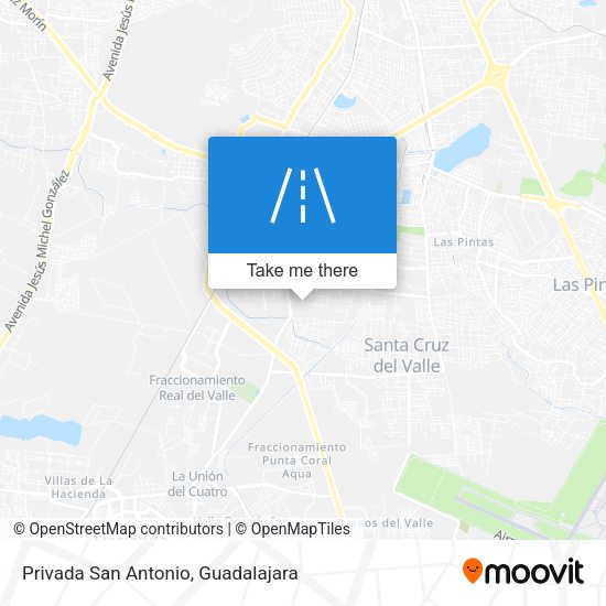 Privada San Antonio map