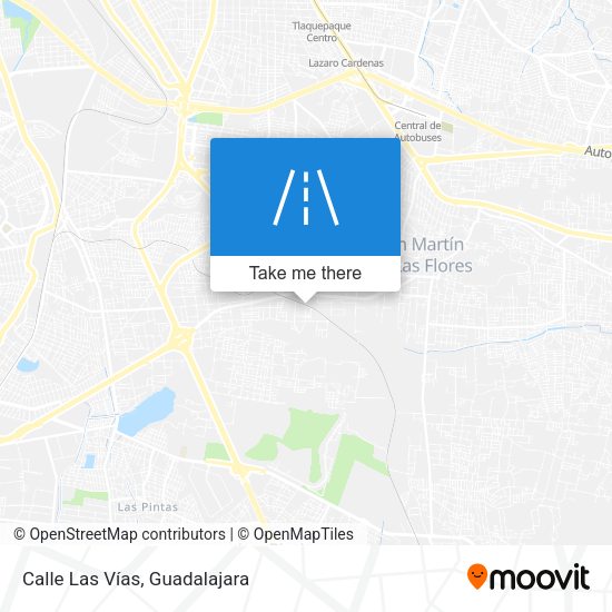 Calle Las Vías map