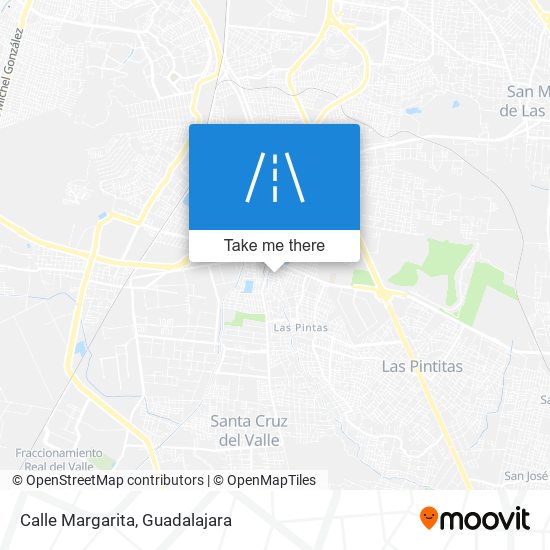 Mapa de Calle Margarita