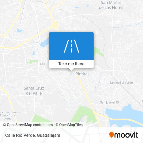 Calle Río Verde map