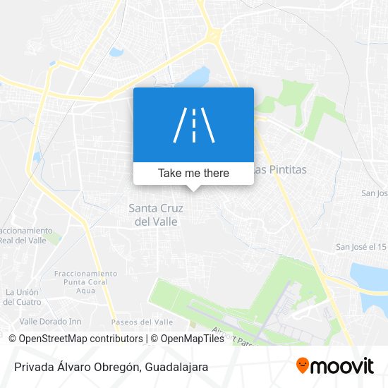 Mapa de Privada Álvaro Obregón