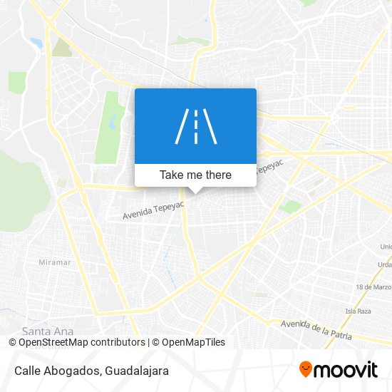 Calle Abogados map