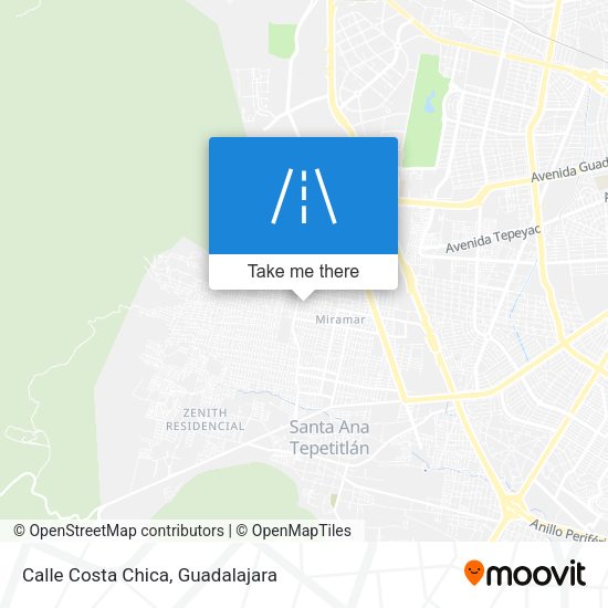 Calle Costa Chica map