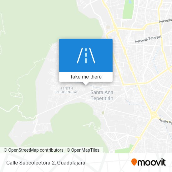 Calle Subcolectora 2 map