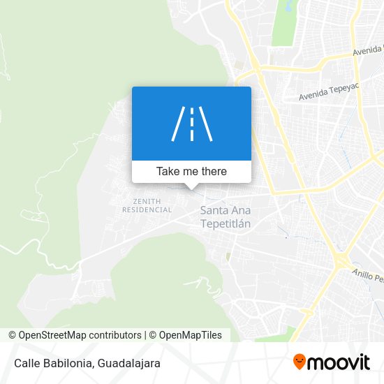 Mapa de Calle Babilonia