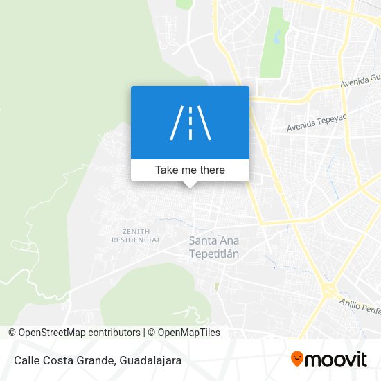 Mapa de Calle Costa Grande
