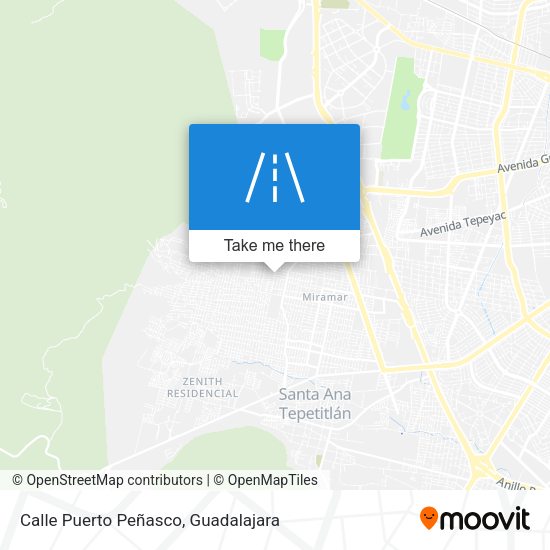 Mapa de Calle Puerto Peñasco