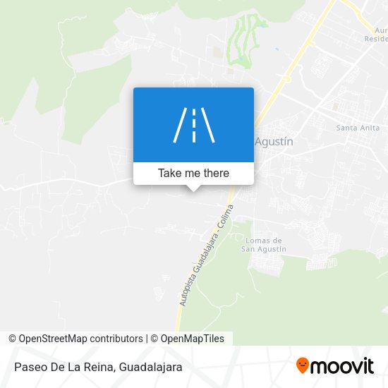 Paseo De La Reina map