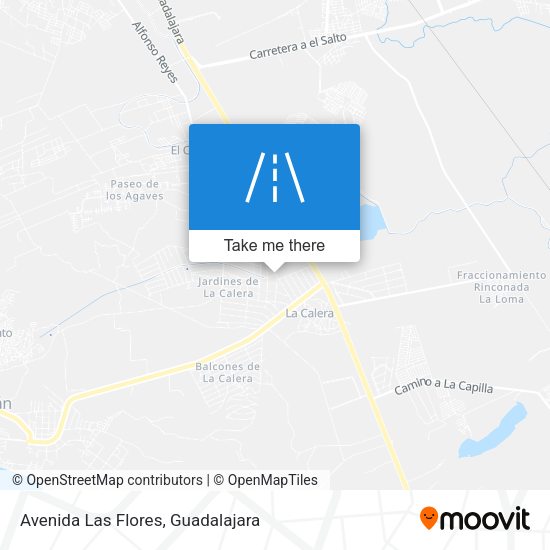 Mapa de Avenida Las Flores