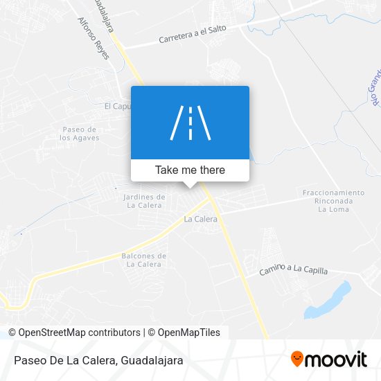 Paseo De La Calera map