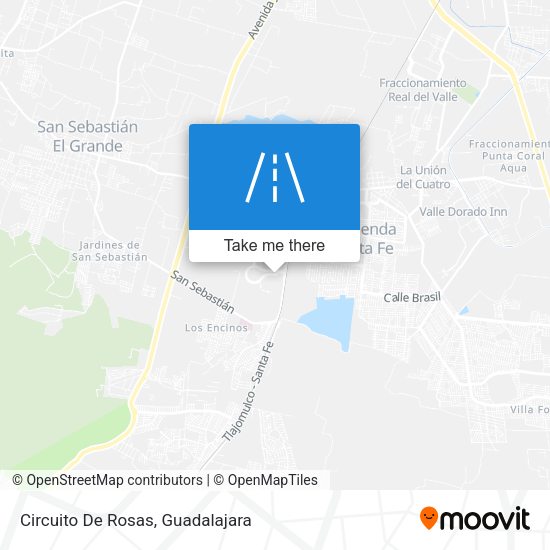 Circuito De Rosas map