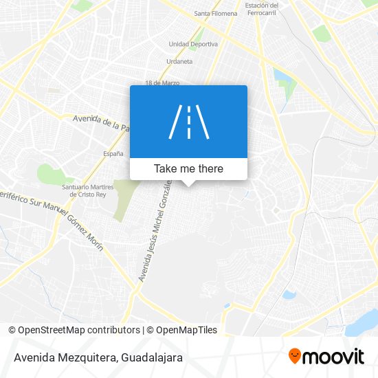 Avenida Mezquitera map