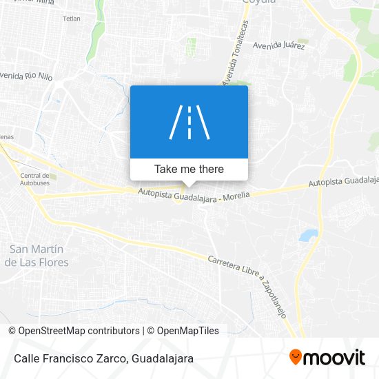 Mapa de Calle Francisco Zarco
