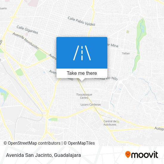 Mapa de Avenida San Jacinto