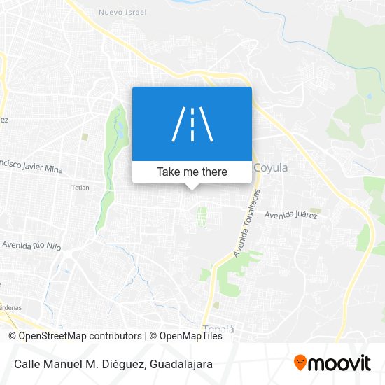 Mapa de Calle Manuel M. Diéguez