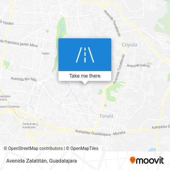 Avenida Zalatitán map