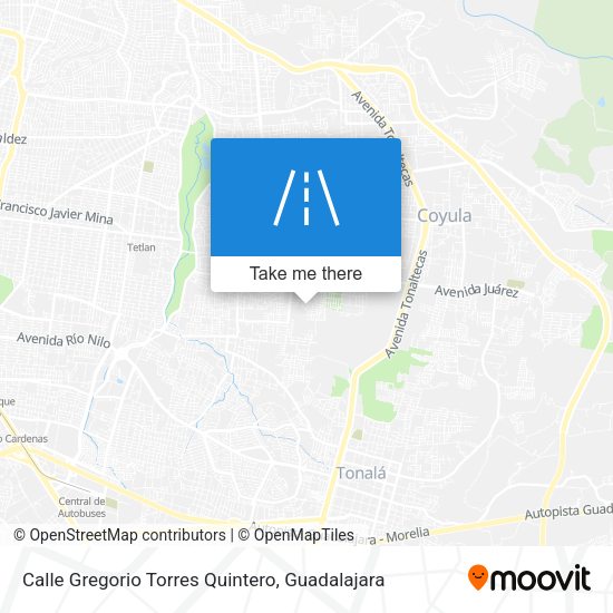 Calle Gregorio Torres Quintero map