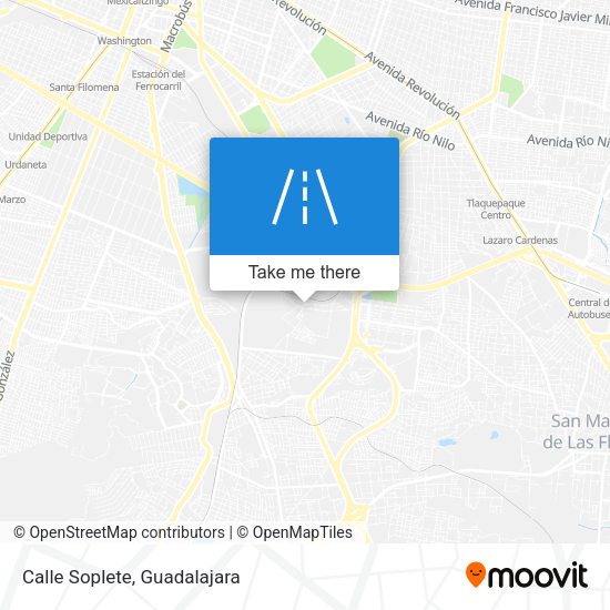 Mapa de Calle Soplete