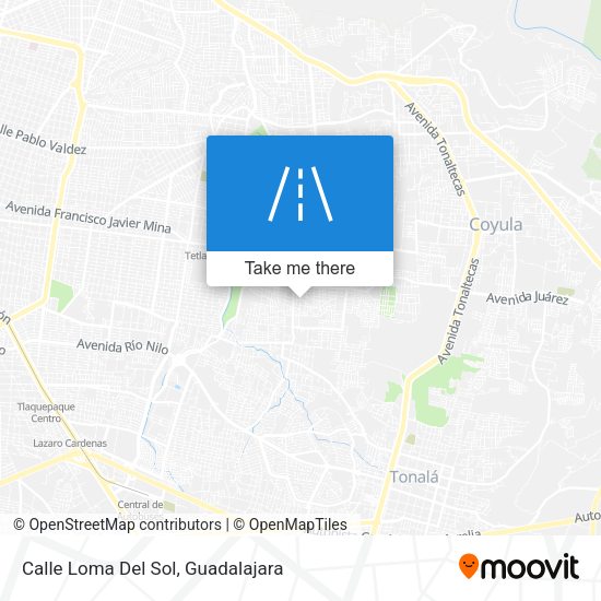 Calle Loma Del Sol map