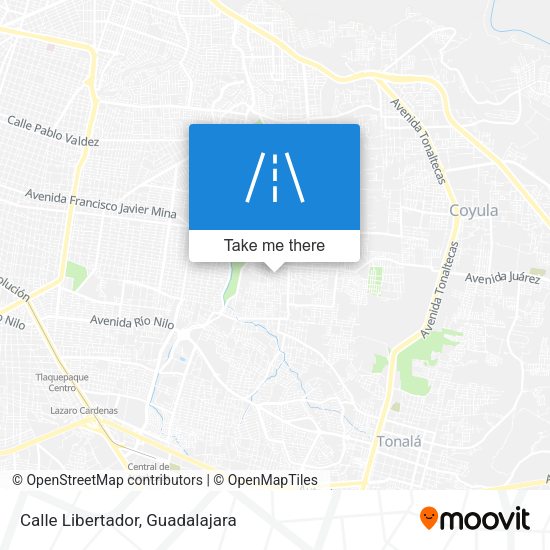 Mapa de Calle Libertador