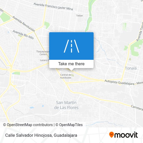 Calle Salvador Hinojosa map