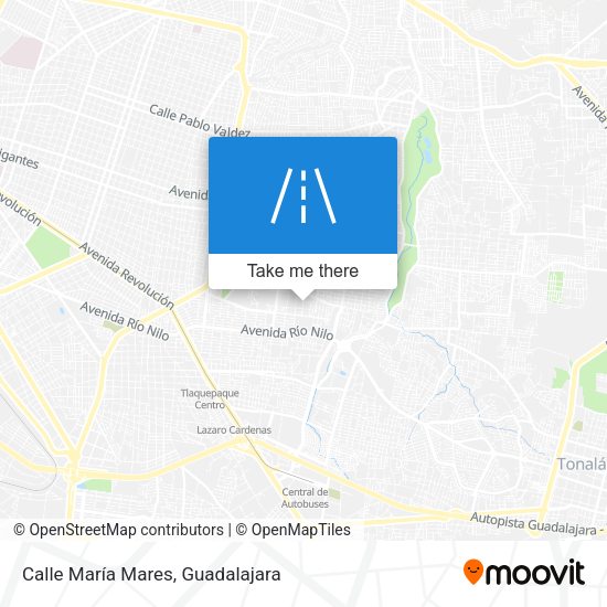 Calle María Mares map