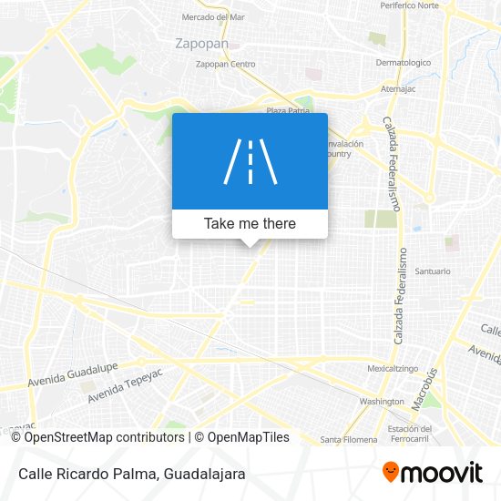 Calle Ricardo Palma map