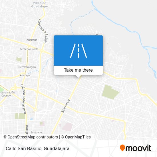 Calle San Basilio map
