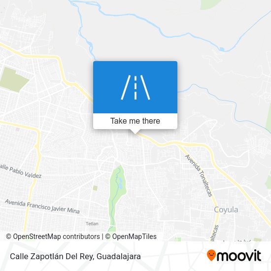 Mapa de Calle Zapotlán Del Rey