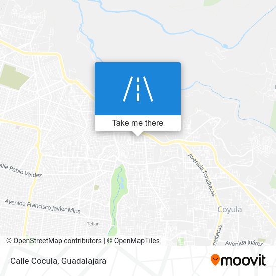 Mapa de Calle Cocula
