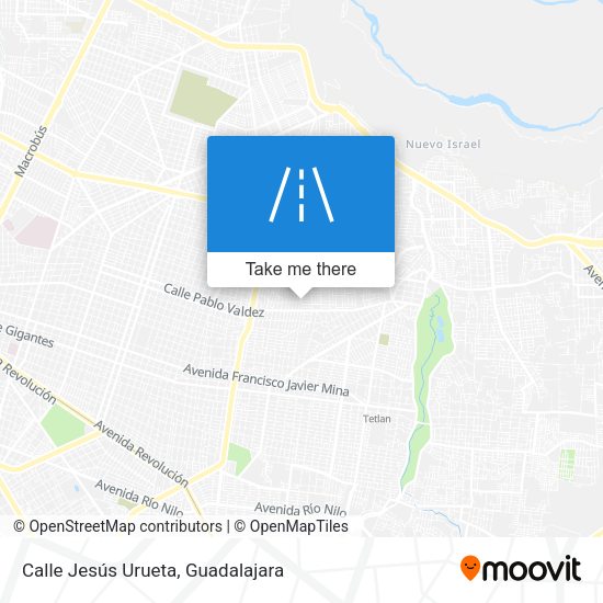 Calle Jesús Urueta map