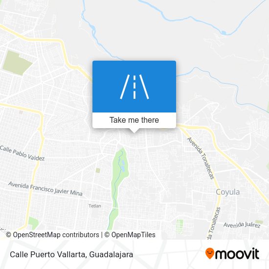 Mapa de Calle Puerto Vallarta