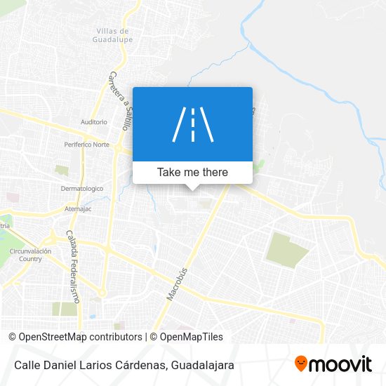 Calle Daniel Larios Cárdenas map