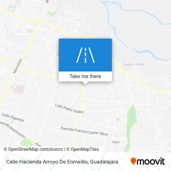Mapa de Calle Hacienda Arroyo De Enmedio