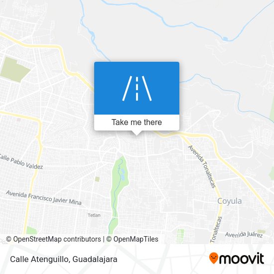 Calle Atenguillo map