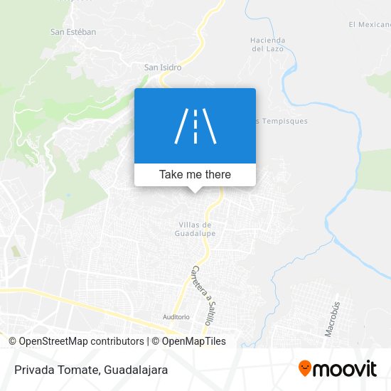 Mapa de Privada Tomate