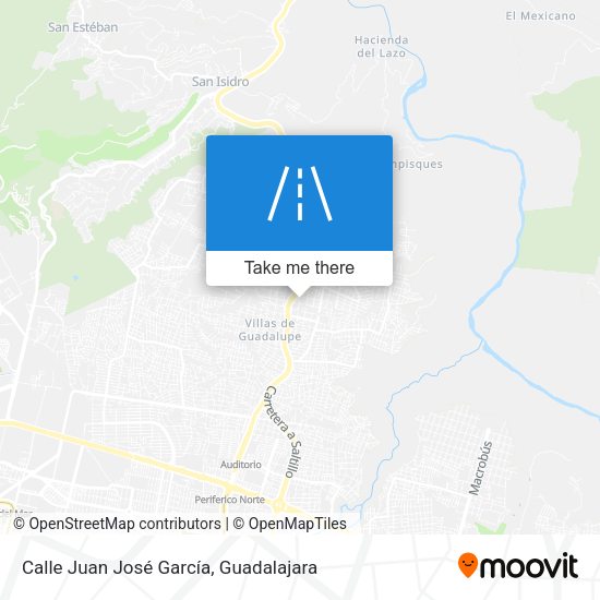 Mapa de Calle Juan José García
