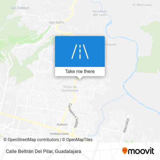 Calle Beltrán Del Pilar map