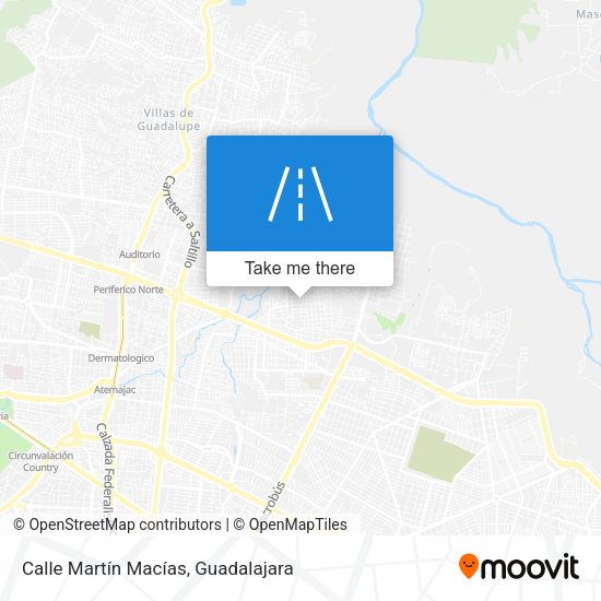 Mapa de Calle Martín Macías