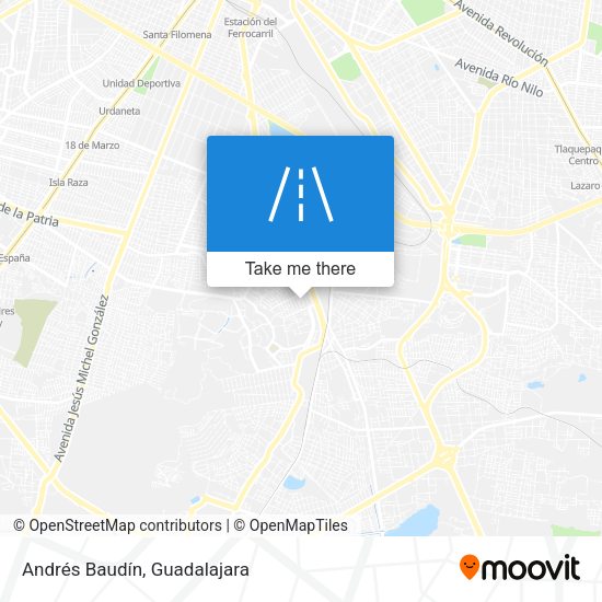 Andrés Baudín map