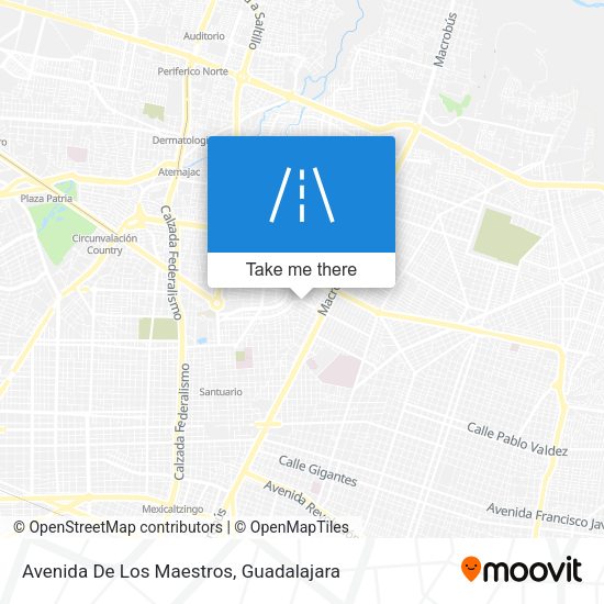 Avenida De Los Maestros map