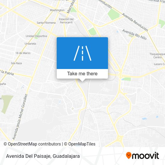 Avenida Del Paisaje map