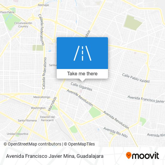 Avenida Francisco Javier Mina map