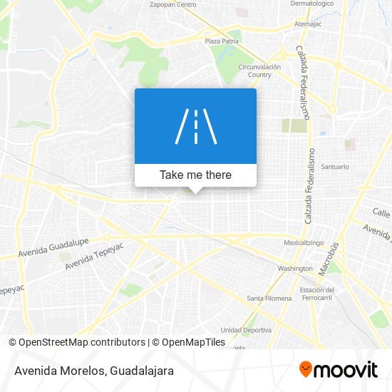 Mapa de Avenida Morelos